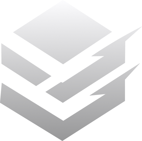 a logo of a brain with a tree growing inside of it. Coloured in a white & grey gradient